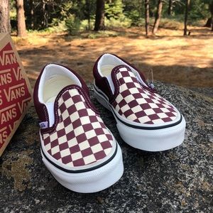 Checkered Vans Slip-On Shoe